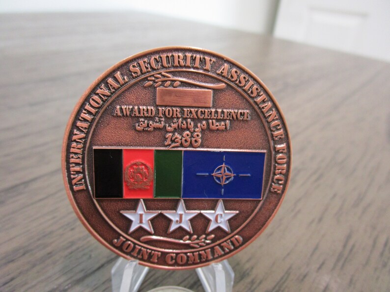 International Security Assistance Force Joint Command ISAF - Etsy