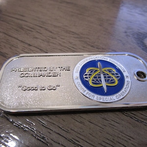 USAF AFSOC 16th Special Operations SQ Communications Commanders Challenge Coin #832R