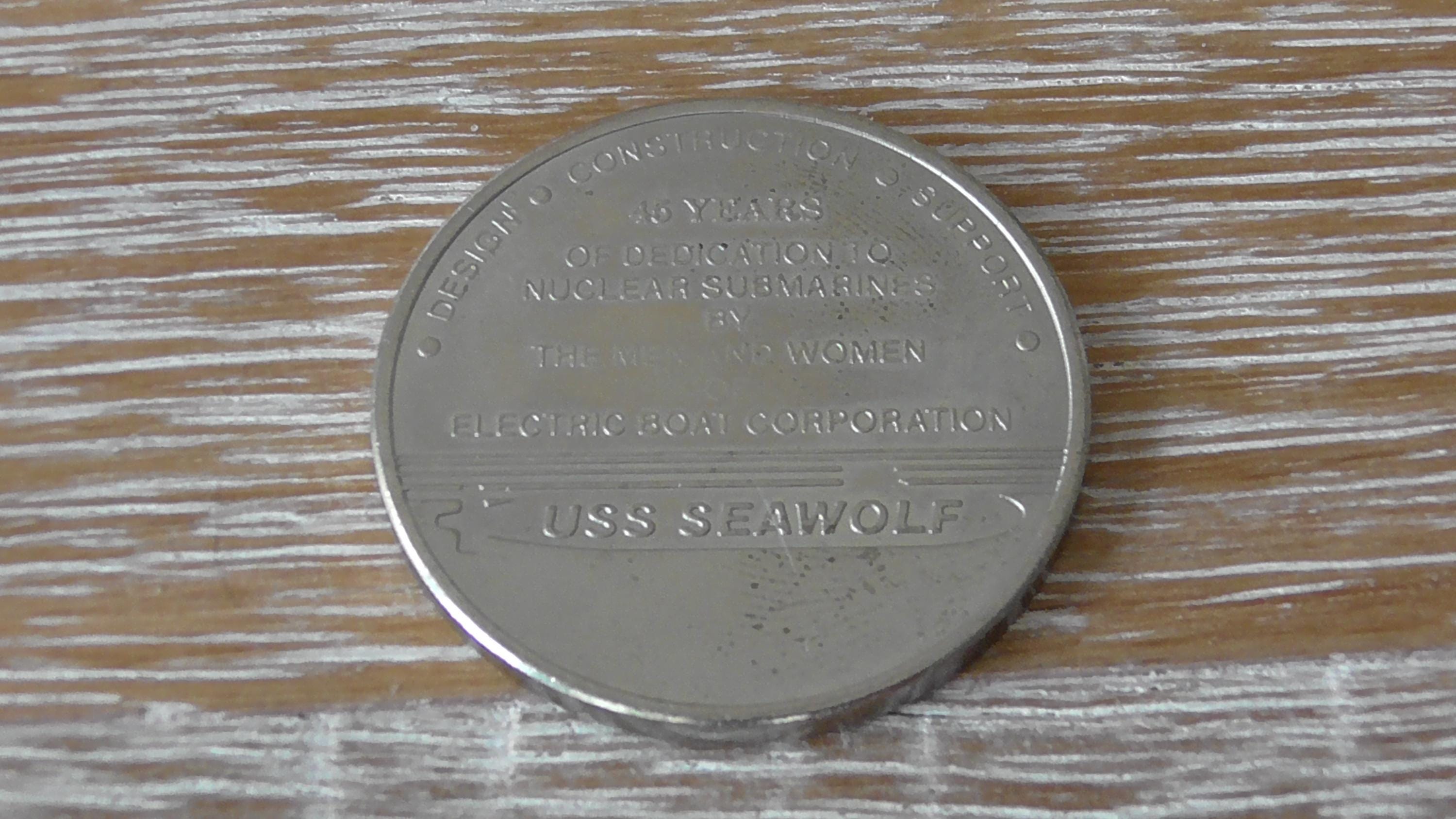 Electric Boat Corporation USN USS Seawolf SSN-21 Initial Sea