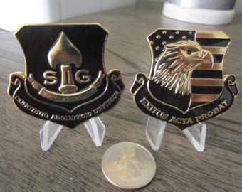 CIA Central Intelligence Agency Strategic Interdiction Group SIG Challenge Coin