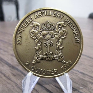 US Army Field Artillery Regiment 101st Airborne Division Challenge Coin #100M