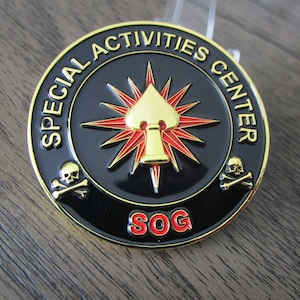 SAC SOG Special Activities Center Special Operations Group Challenge Coin