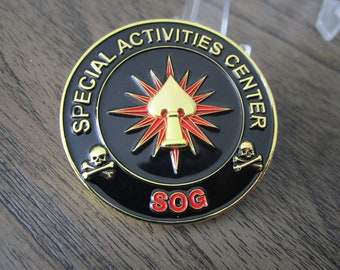 SAC SOG 特別活動センター 特殊作戦グループ チャレンジコイン