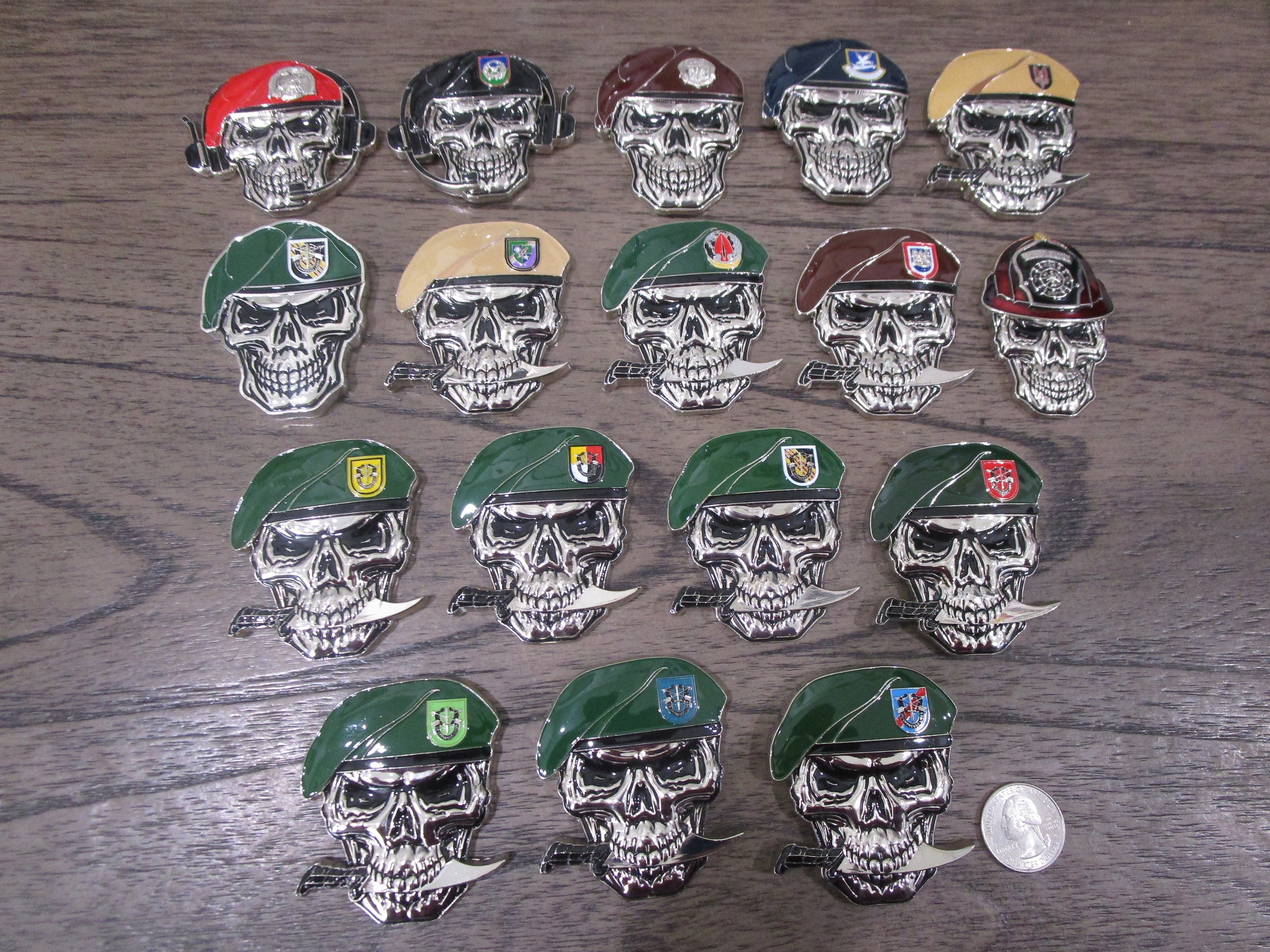 Black Skull Soldier OSFM Operation Coin Black Skull Soldier OSFM Operation Coin
