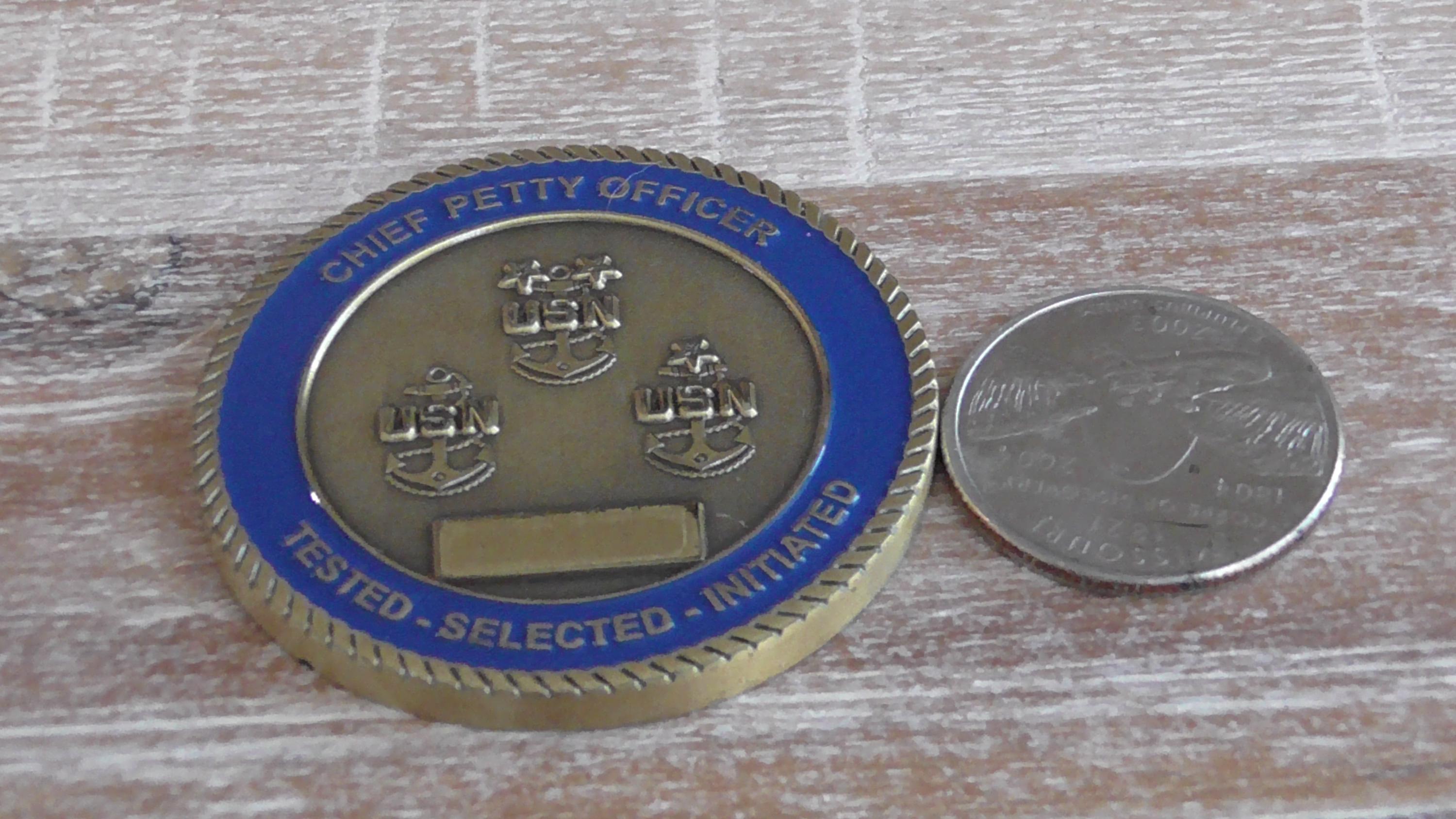 米海軍 USS モントレー CG-61 上等兵曹 チャレンジコイン #247Y - Etsy