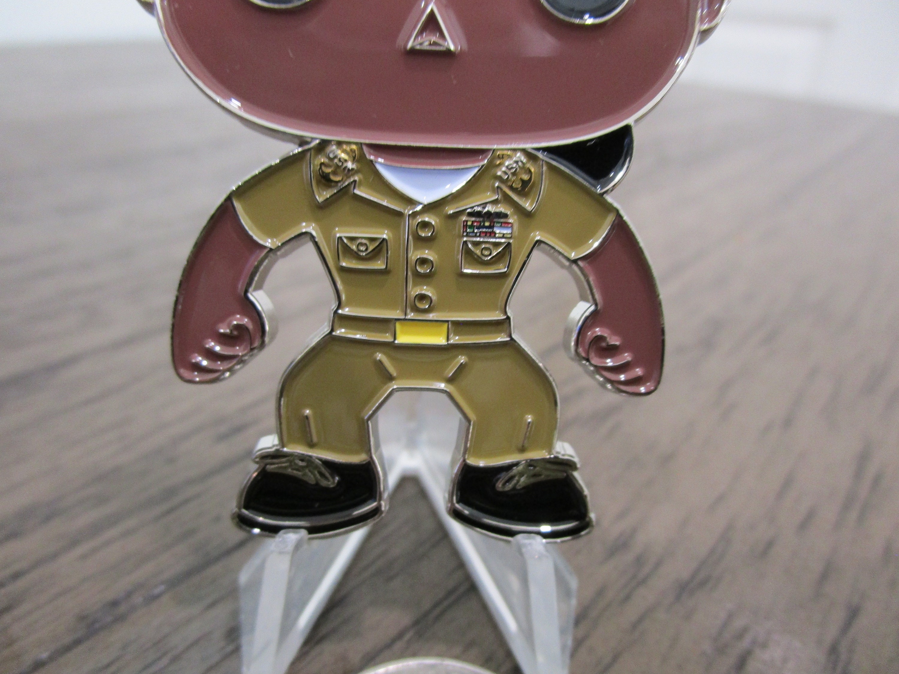 USN Funko Style Dark Skinned Female Navy Chief Navy Pride | Etsy