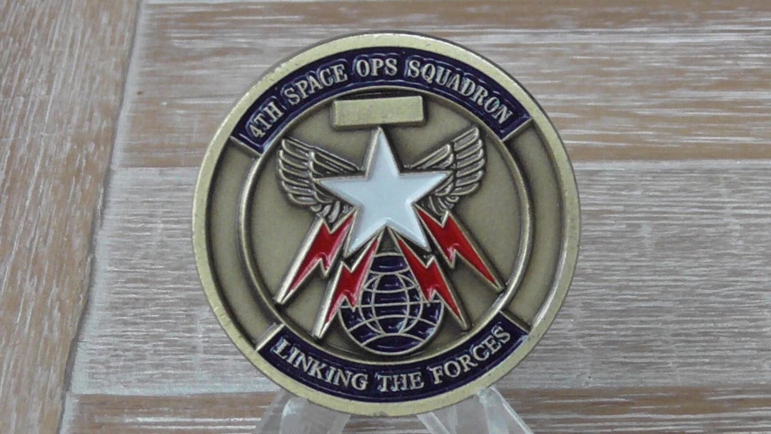 USAF 4th Space Operations Squadron Challenge Coin #456Y - Etsy