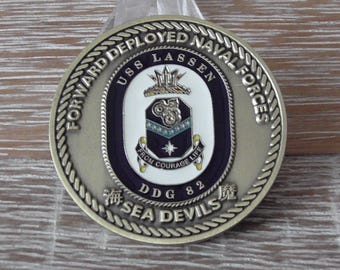 U S Navy - USS SPRUANCE (DD-963) Challenge Coin - Etsy 日本