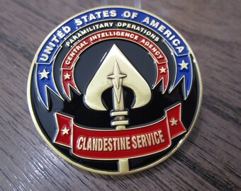 秘密特殊作戦秘密情報局 CIA 致死的 HUMINT チャレンジコイン