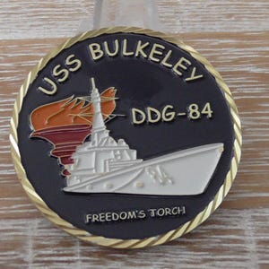 United States Navy USS Bulkeley DDG-84 CPO Challenge Coin #C295