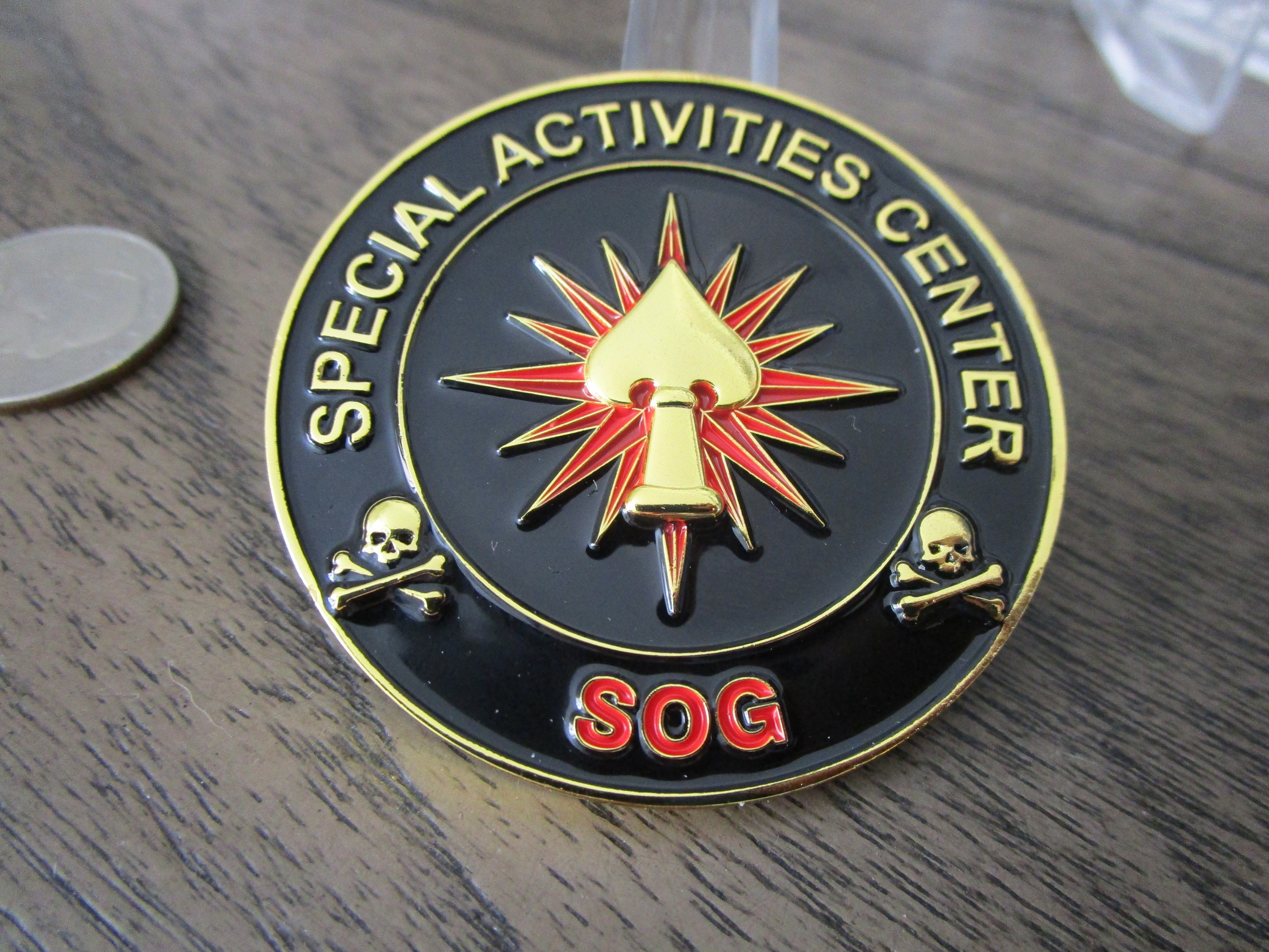 米太平洋/中央/欧州の特殊作戦コマンド チャレンジコイン SAC SOG 特別活動センター 特殊作戦グループ チャレンジコイン