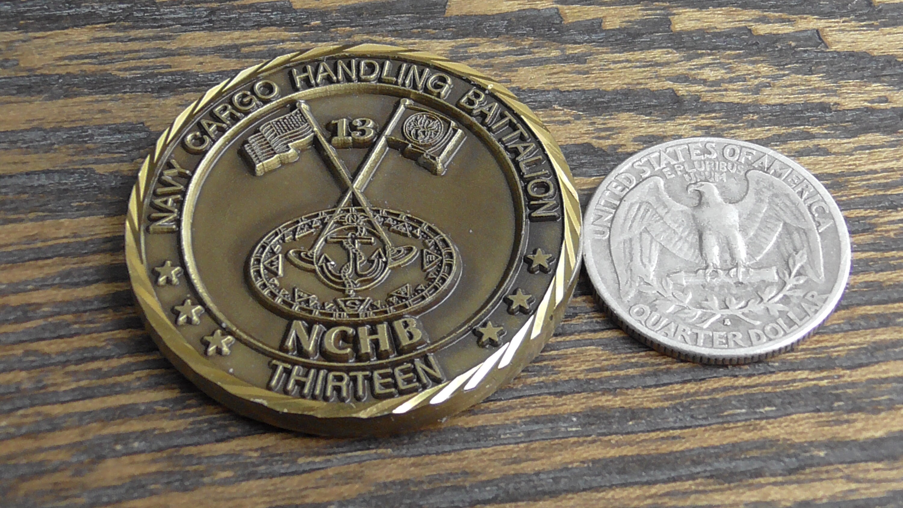 USN NCHB Navy Cargo Handling Battalion Thirteen Challenge