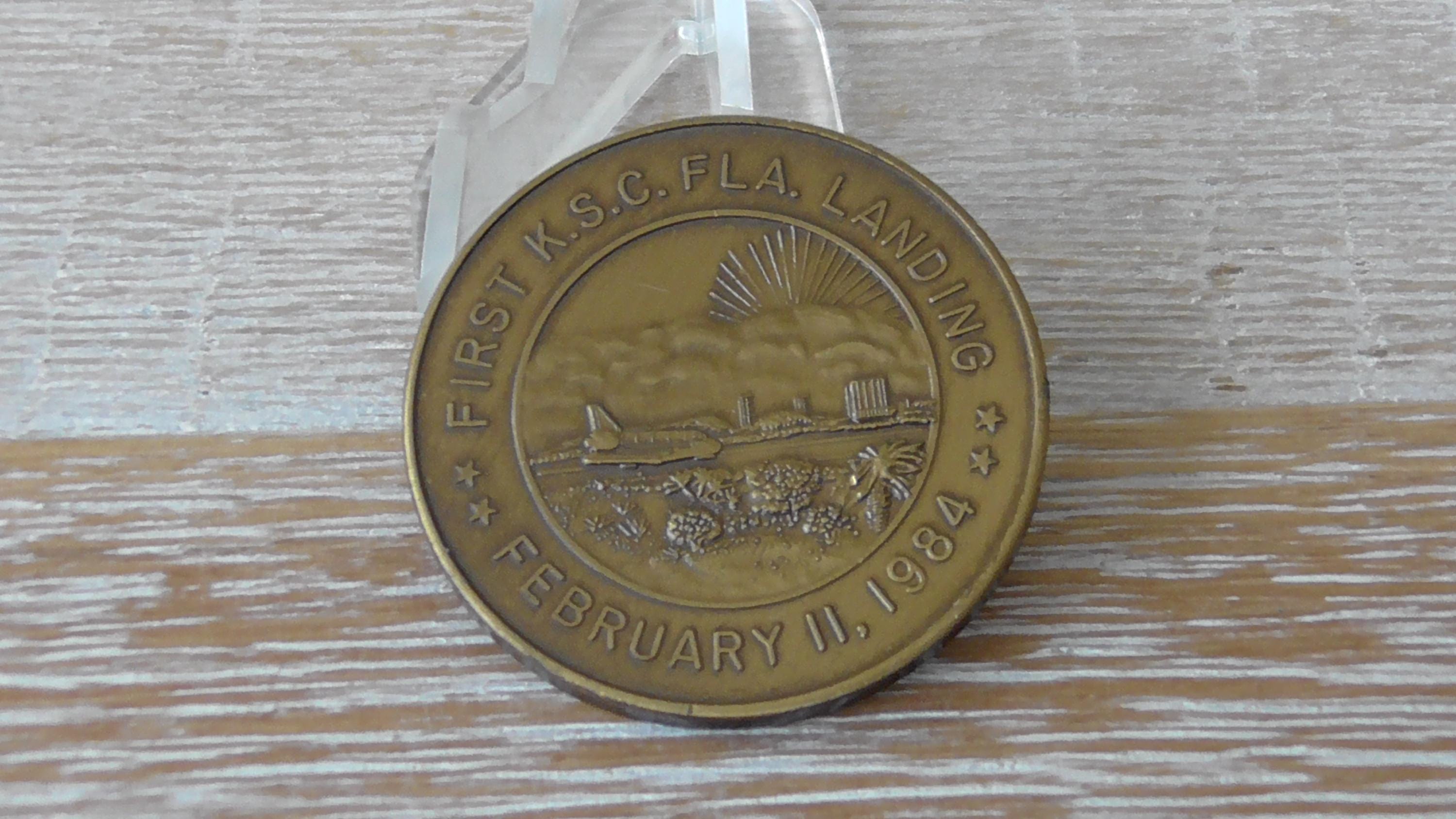 Vintage NASA STS-11 Challenger 1st KSC Florida Landing February