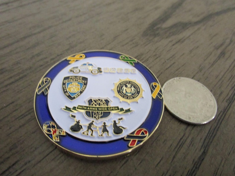 NYPD Patrol Borough Brooklyn North 5K Walk Run Wheel Challenge Coin ...