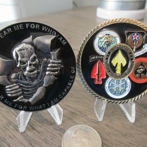 United States Special Operations Command SOCOM AFSOC MARSOC Reaper Challenge Coin