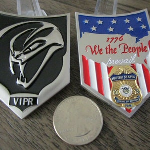 FAM Federal Air Marshal VIPR Visible Intermodal Prevention & Response Team Challenge Coin