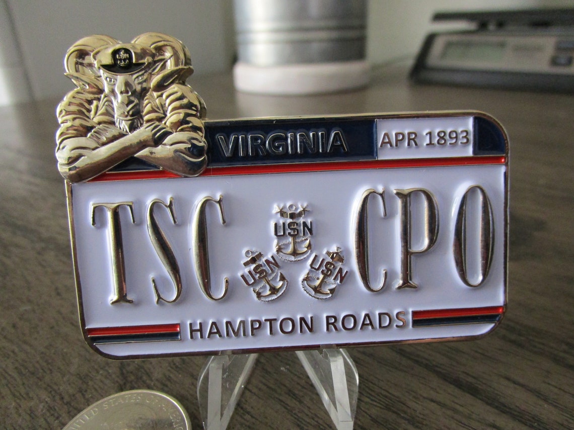 Naval Training Support Center Hampton Roads Virginia License Etsy
