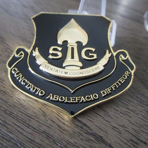 Covert Missions Strategic Interdiction Group SIG Challenge Coin