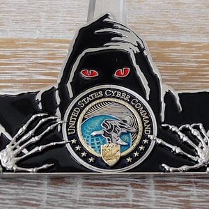 IC Cyber Command USCYBERCOM Intelligence Community Watcher Grim Reaper Challenge Coin