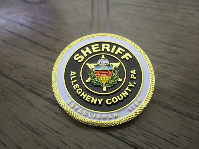 Deputy Sheriff Allegheny County Sheriffs Office PA Challenge Etsy