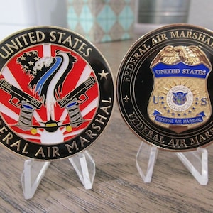 United States Federal Air Marshal Service FAM FAMS Double Glocks Challenge Coin