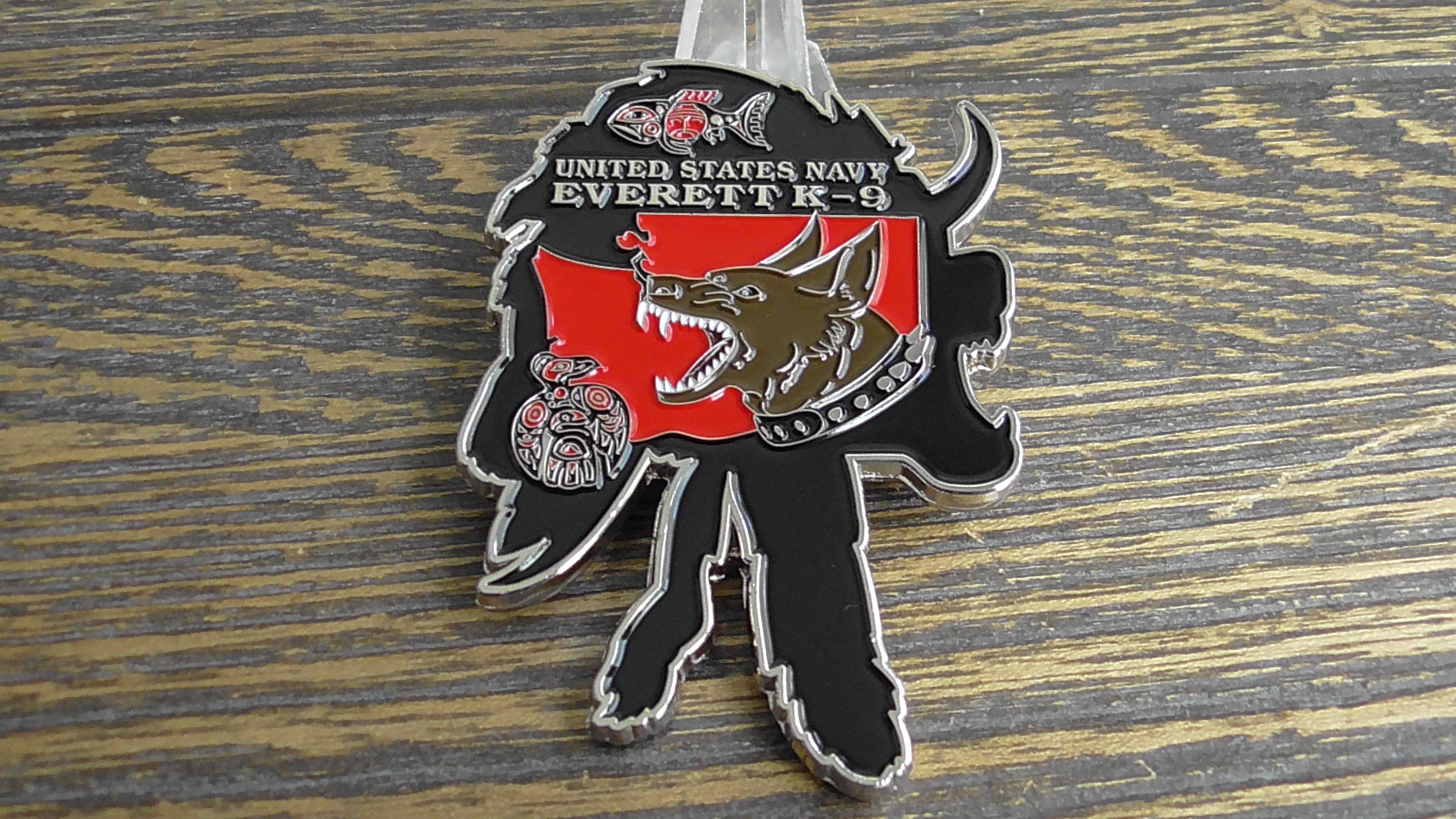 USN Naval Station Everett Washington K-9 Challenge Coin