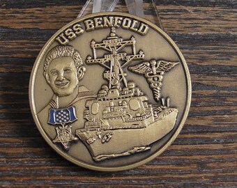 アメリカ海軍　USS DDG93 チャン＝フー　チャレンジ アメリカ海軍 USS DDG93 チャン＝フー チャレンジコイン Amazon