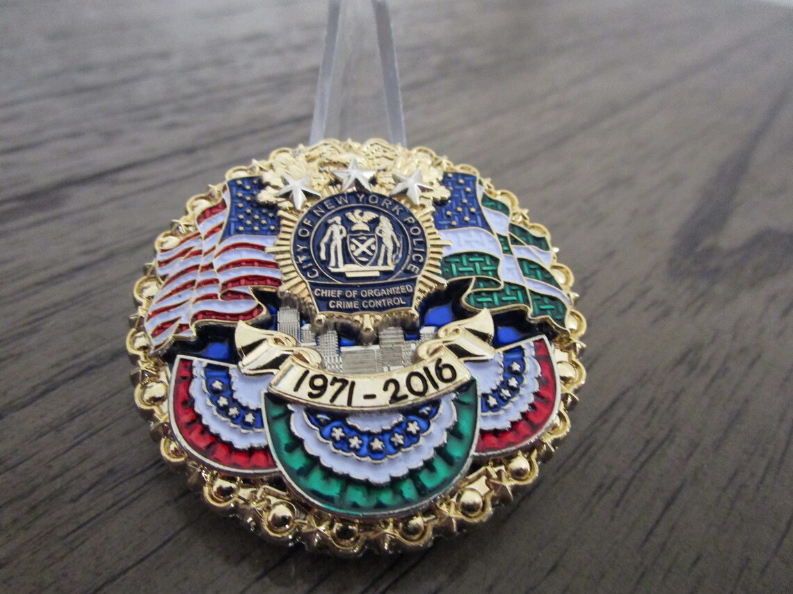 NYPD OCCB Organized Crime Control Bureau 1971 2016 Chief of Etsy