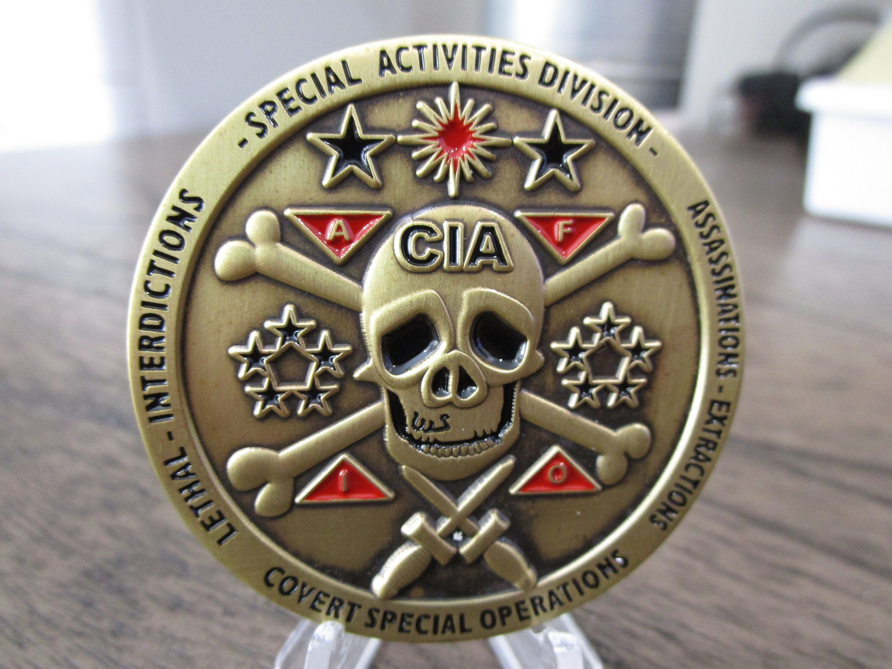 秘密特殊作戦秘密情報局 CIA 致死的 HUMINT チャレンジコイン