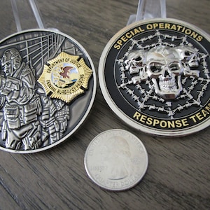 Special Operations Response Team FOB SRT Challenge Coin