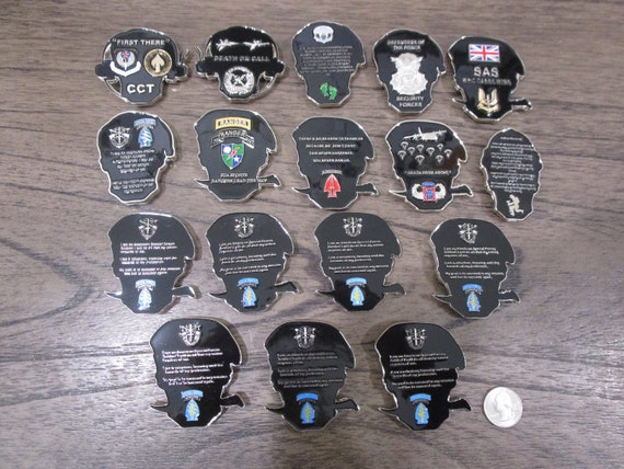 Black Skull Soldier OSFM Operation Coin Black Skull Soldier OSFM Operation Coin