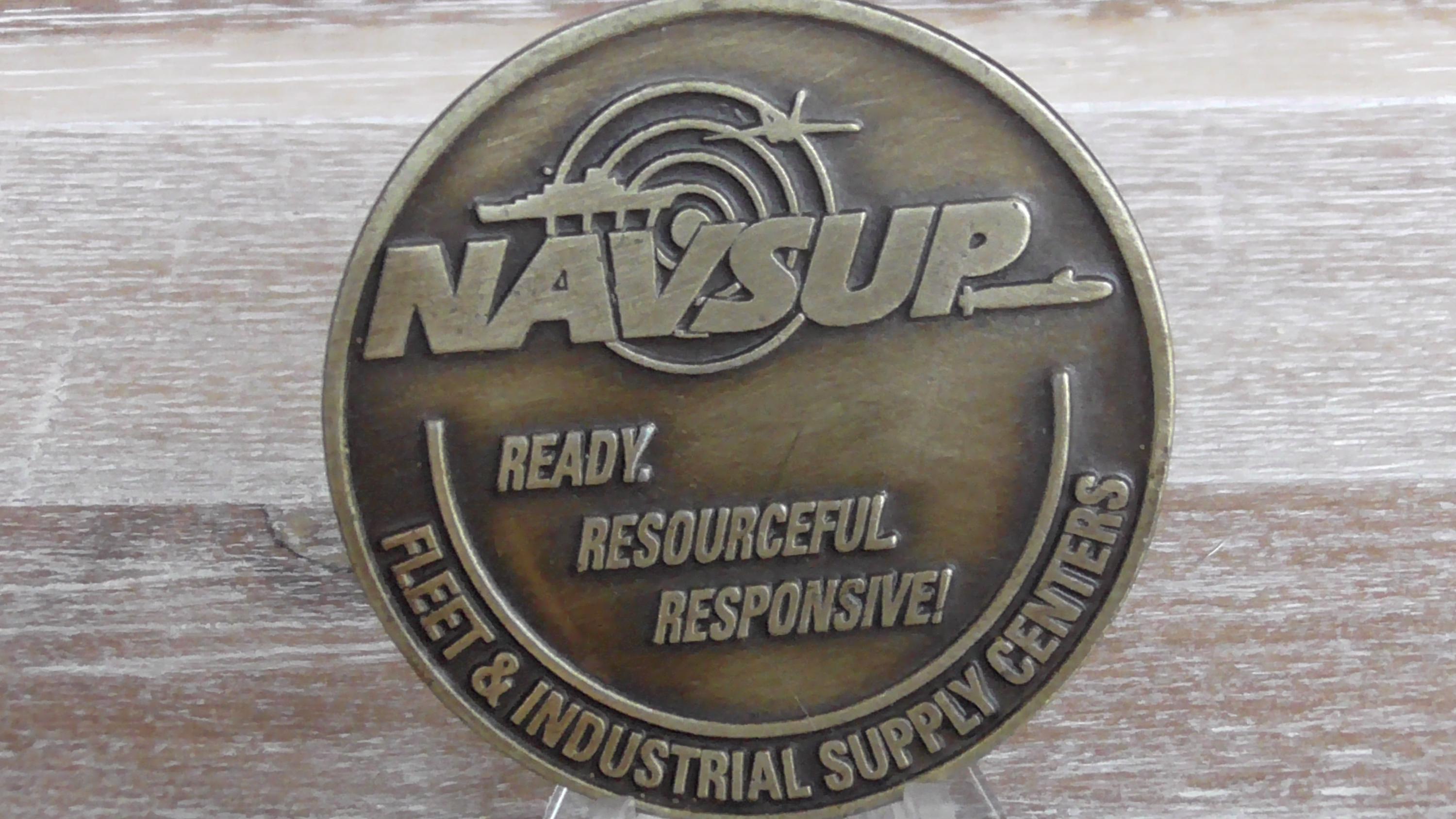 USN NAVSUP 海軍補給システム 2003 - 2004 司令官チャレンジコイン