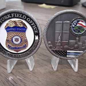 Federal Air Marshal FAM FAMs New York Field Office NYFD Challenge Coin