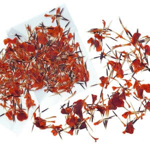 Graines de souci (environ 300 pcs). Souci de pétales pressés. Souci séché.Souci.Herbier. Pour résine, cartonnage, scrapbooking, décoration