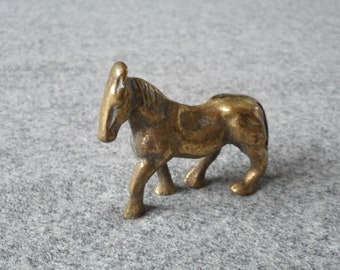 ヴィンテージの真鍮製馬の置物 – 2個セット、インドで手作り - Etsy 日本