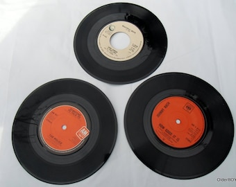 7&quot; Vinyl set John Lennon Yoko Ono Nash The Police vintge vinyls records sz/1397
