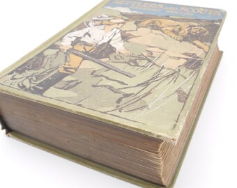 Libro vintage de 1910 "Colonos y exploradores": Cuento de las Tierras Altas de África