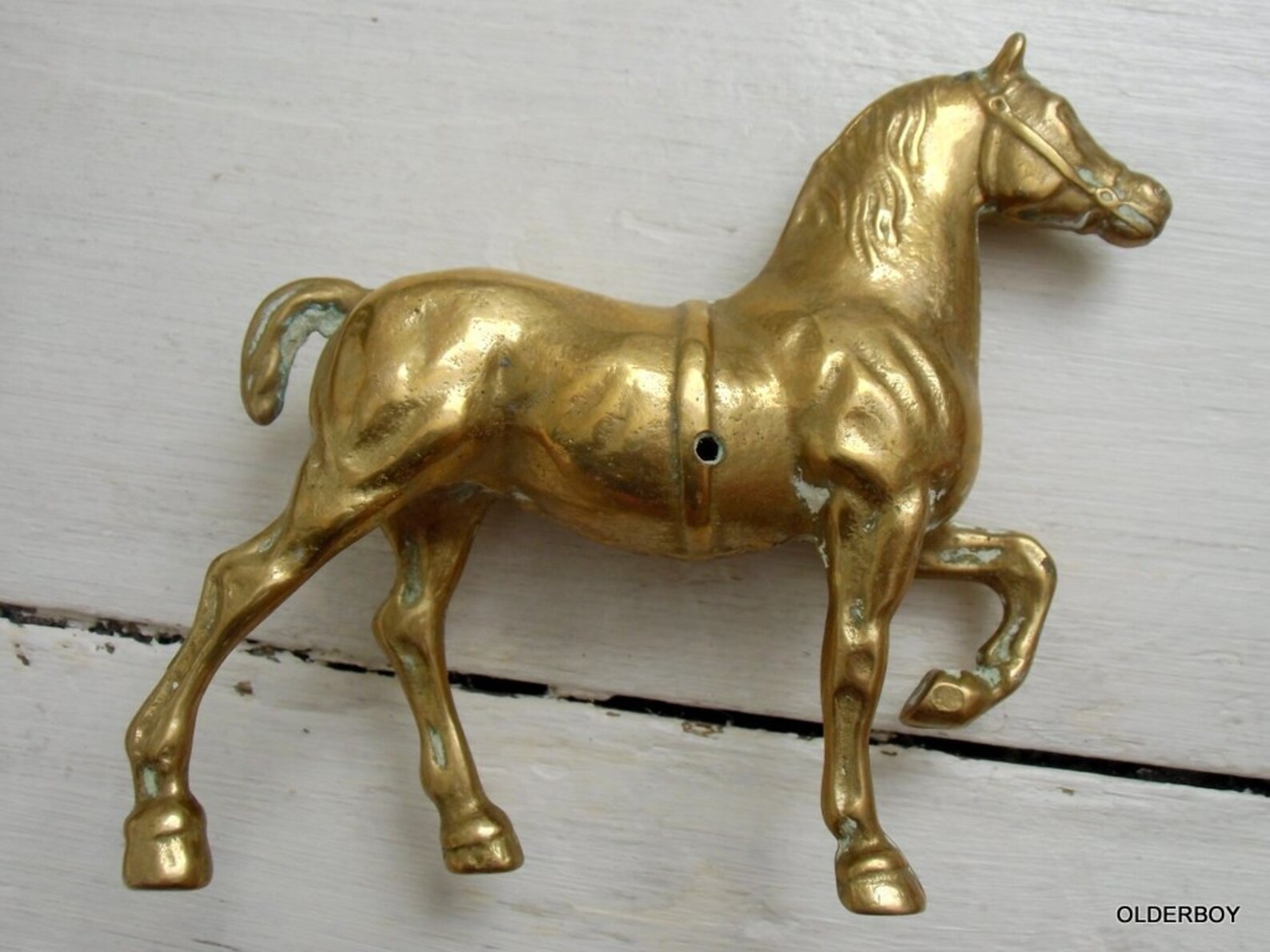 Pair of Vintage brass Horses solid brass horse brass charger Etsy