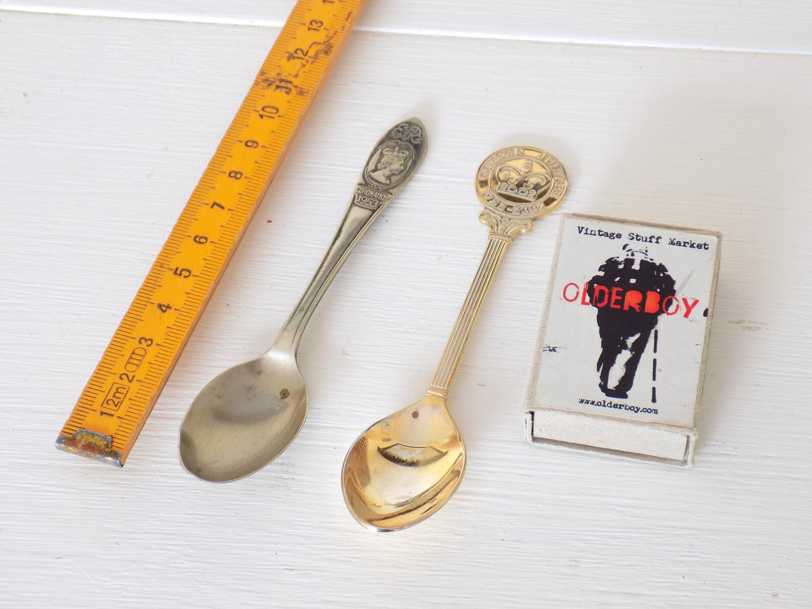 Queen's Elizabeth Two Collectible Spoons 1953 Coronation Etsy