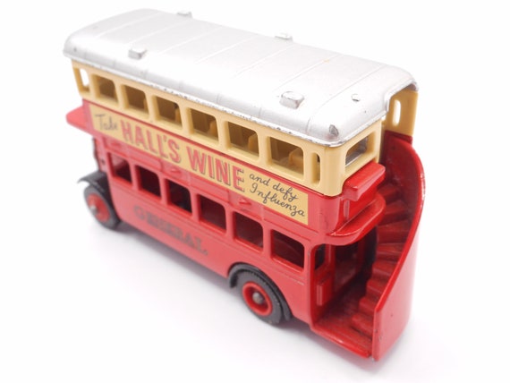 Vintage Lledo London Double Decker Bus Made in England Days Gone Die Cast 