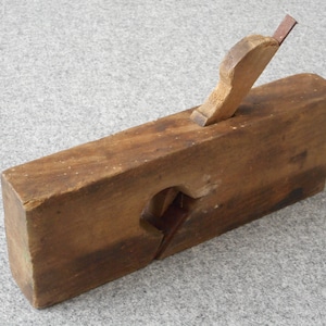 1900s wooden block vintage carpenter plane old tool decorative planer retro tools E02/2048