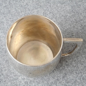 Vintage Barrel Beer Stein vintage mug, collectible pewter P12/2044