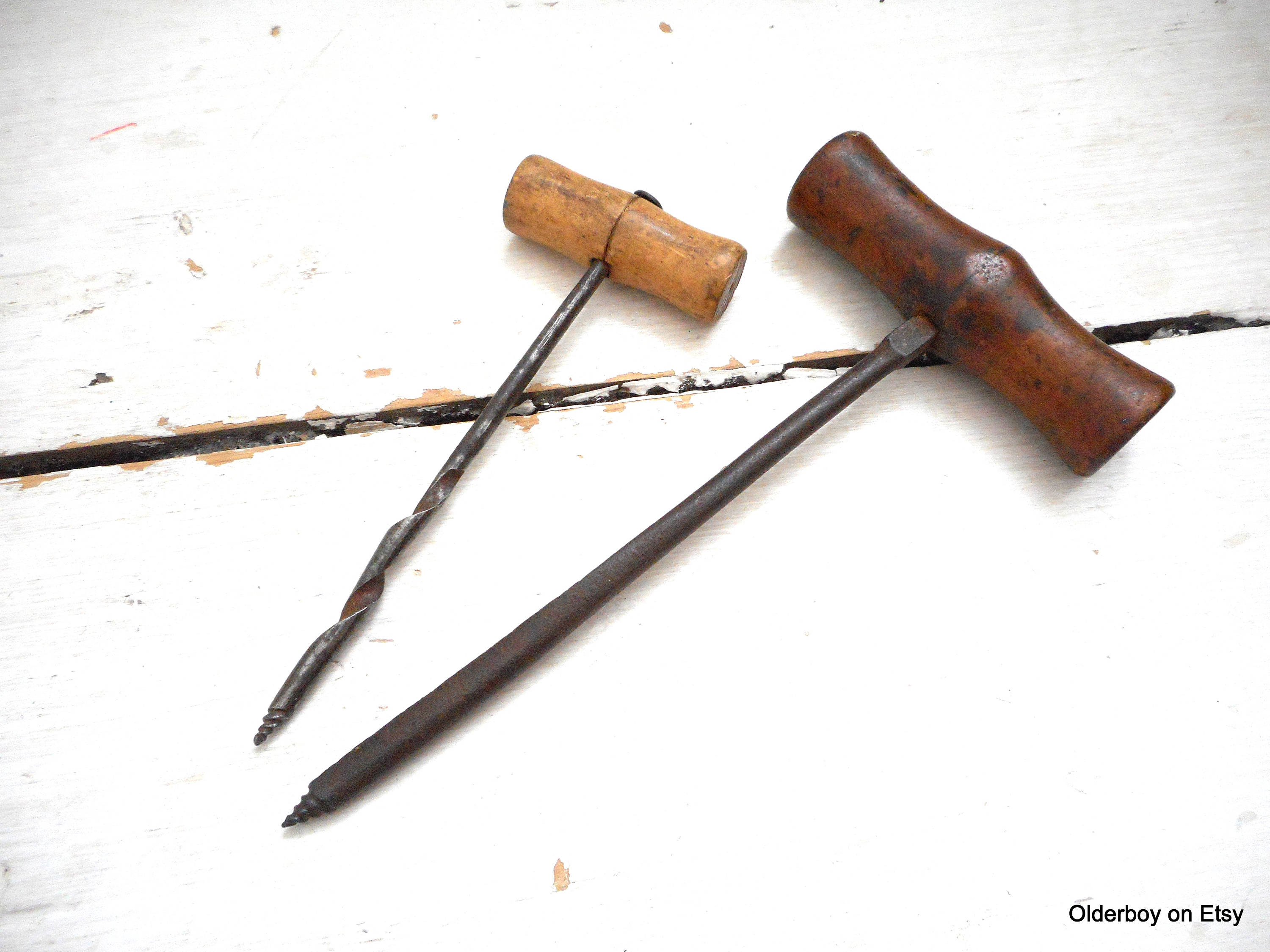 1900s Little HAND DRILL BIT Collectible Tool Drill Rusty Hand Etsy Canada