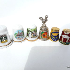 Thimbles Brussels Brugge madeira portugal cyprus tunisie collectible thimbles  P12/1553/1