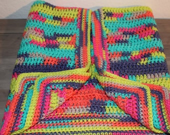 Baby blanket, crochet baby blanket, handmade baby blanket, stroller blanket, carseat blanket, baby crib blanket