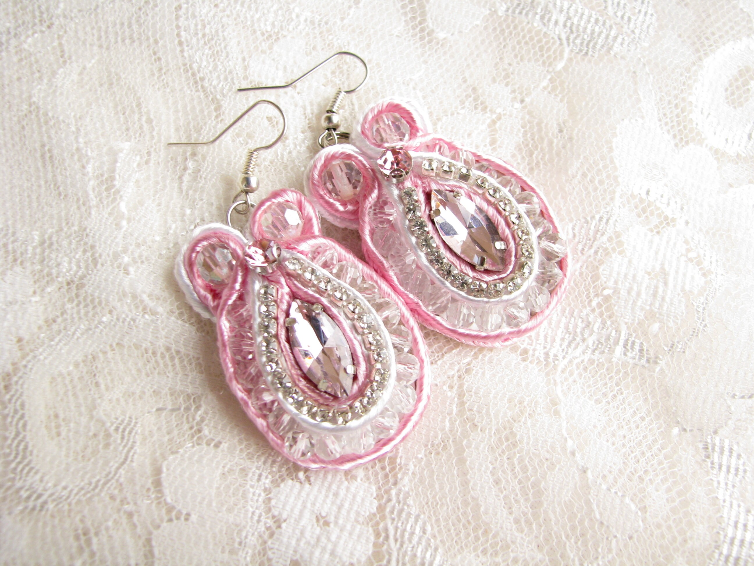 Sieraden Sieradensets Bruidsmode roze sieraden roze oorbellen Roze halsketting Xmas gift voor vrouw bruidsmeisje sieraden huwelijksjuwelen 