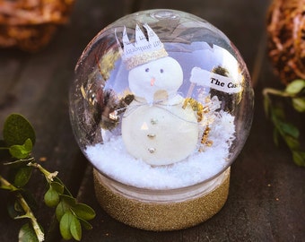Personalized Snowman Snow Globe Custom Christmas Decoration Family Ornament Waterless Globe Snow Dome Personalization Ornament Gift Personalized Snowman Snow Globe Custom Christmas Decoration Family Ornament Waterless Globe Snow Dome Personalization Ornament Gift
