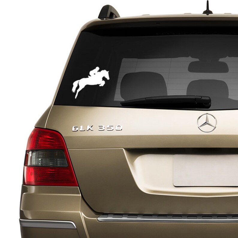 Horse Equestrian Car Window Decal Personalized Gift Idea Car Etsy