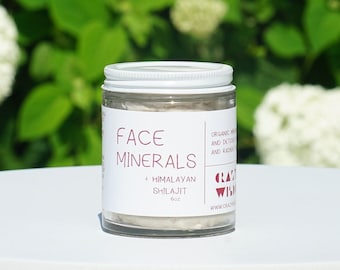 Organic Face Minerals / Himalayan Shilajit  / Facial moisturizer / Night repair cream / Highly Effective / Value size