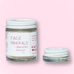 Organic Face Minerals / Himalayan Shilajit  / Facial moisturizer / Night repair cream / Highly Effective / On-the-go size